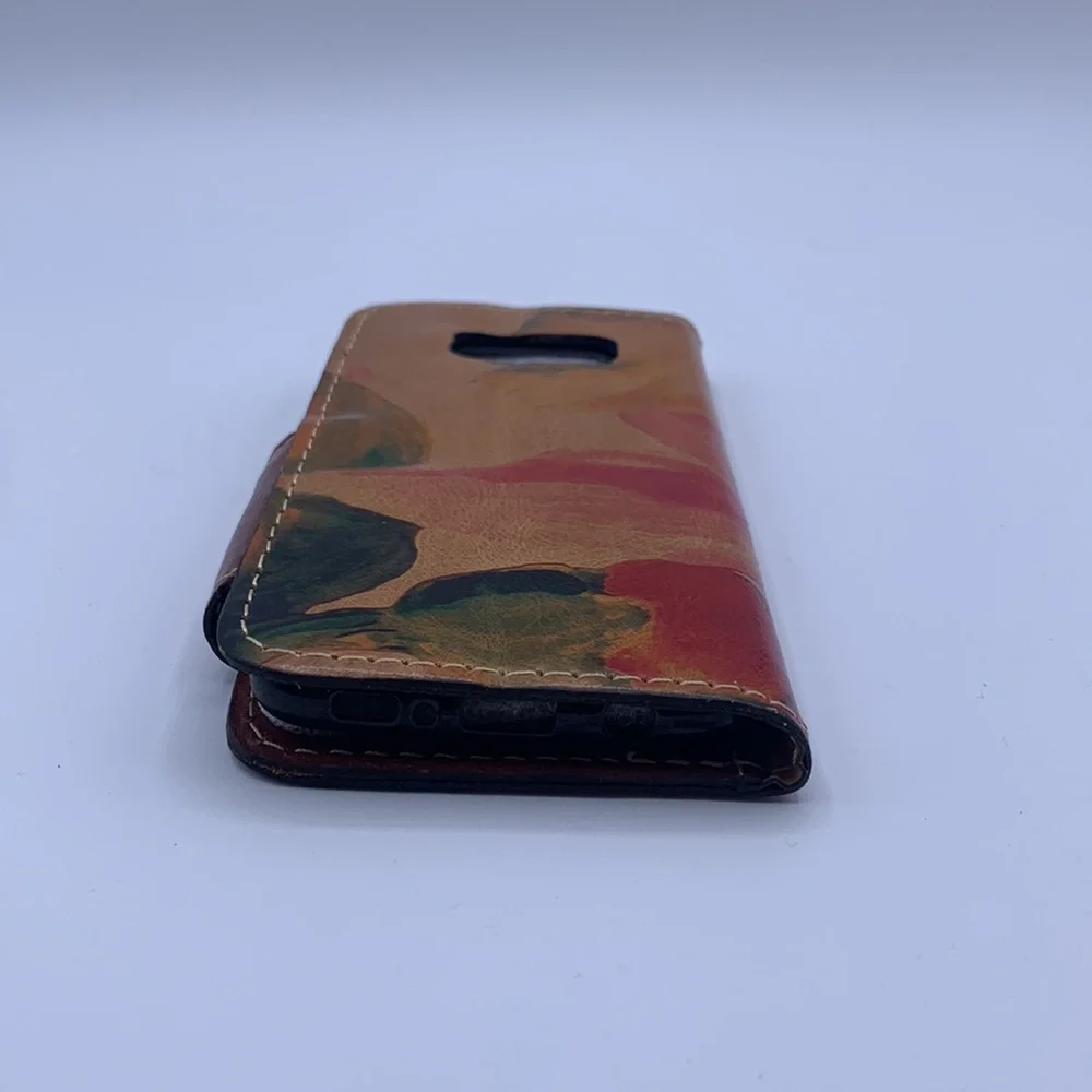 Patricia Nash 2-in-Leather Wallet Case Samsung Galaxy S8 phone